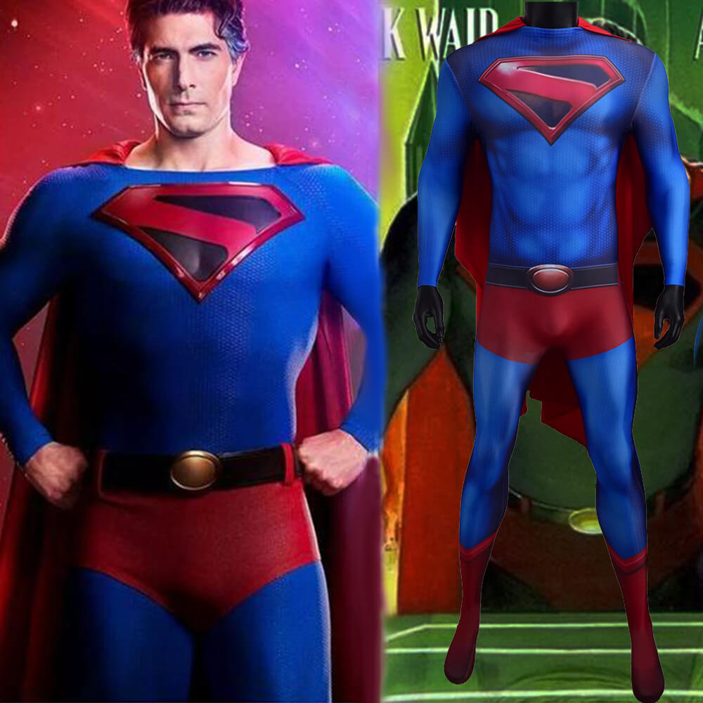 Superman restituisce Clark Kent Cosplay Costume per bambini Adulti
