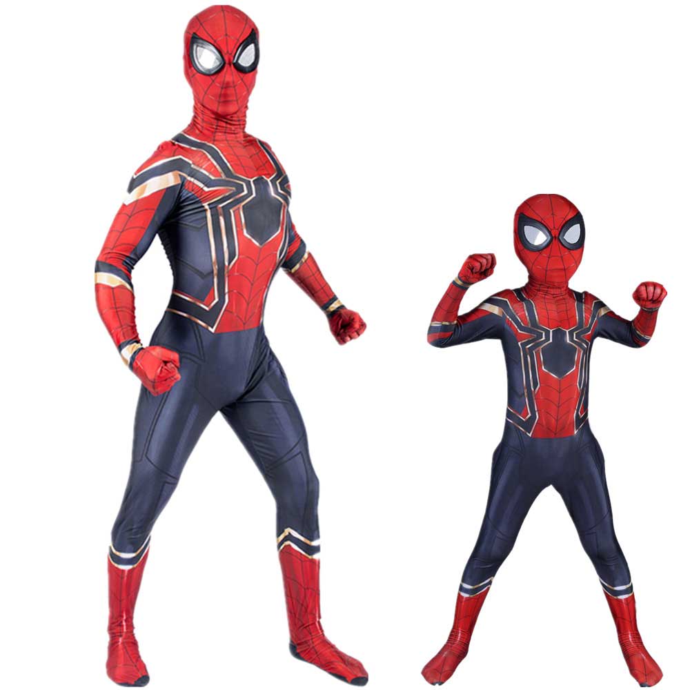Vestito del ragno del ferro dei bambini Spiderman Peter Parker Tute con  maschera staccabile – : Costumi Cosplay, Anime Cosplay,  Negozio Di Cosplay, Costumi Cosplay Economici