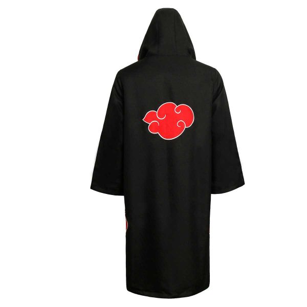 Naruto Uchiha Obito Black Hooded Cloak Hallween Costume Cosplay ...