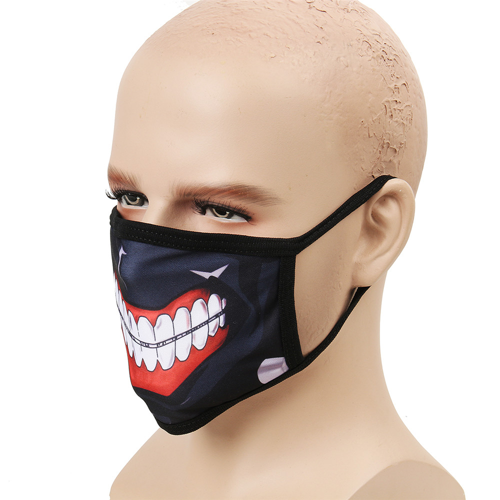 Kaneki Ken anime Tokyo Ghoul Cosplay Face Masks