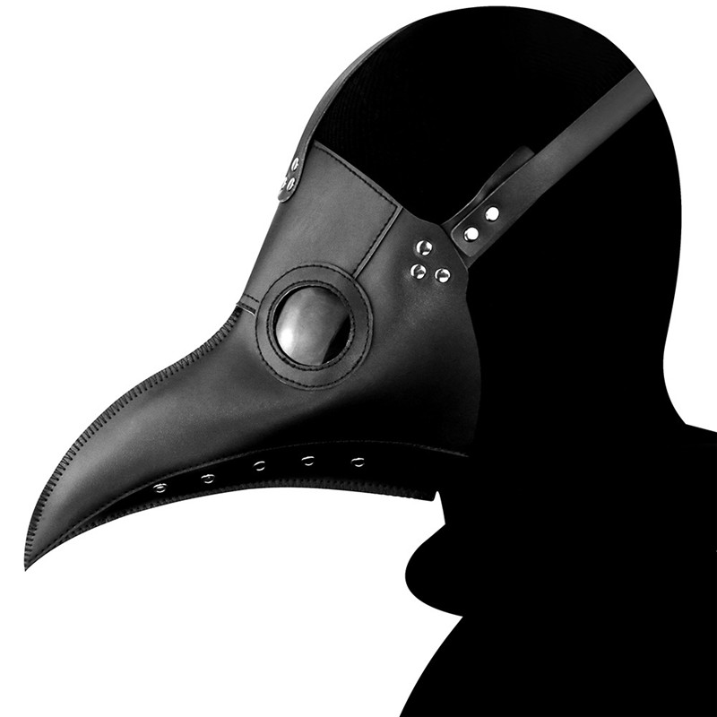 Medico della peste Maschera naso lungo becco Steampunk del costume di Halloween props Mask