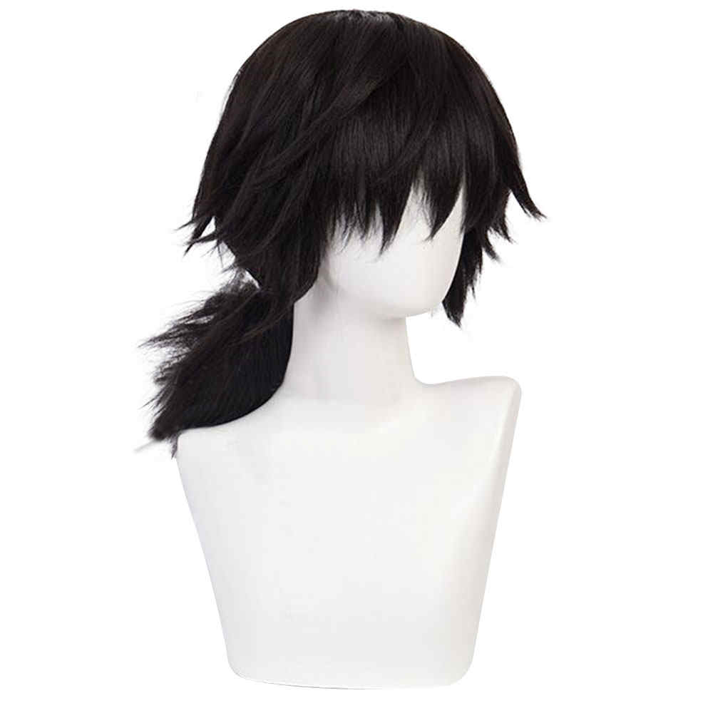 Giyuu Tomioka black Cosplay Wig Anime Dem on Slayer:Kimetsu No Yaiba capelli