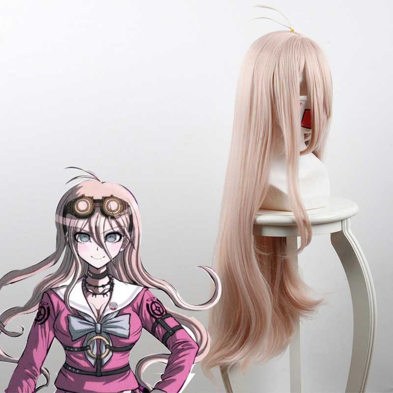 Danganronpa V3:Uccidere Harmony IRUMA MIU parrucca cosplay Lungo ondulato I capelli sintetici