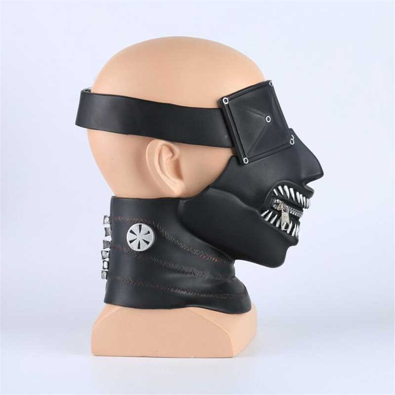 più nuovo Moive Tokyo Ghoul 2 Kaneki Ken maschere pVC con cerniera pVC regolabile Cosplay Cool Masks Halloween party puntelli
